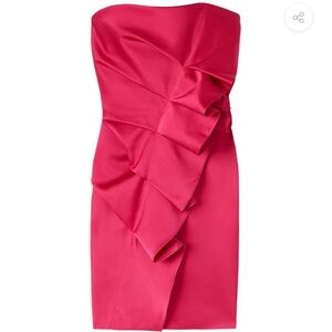 A.L.C. TALITA STRAPLESS DRESS IN MANZANITA HOLIDAY NEW YEAR COCKTAIL SIZE 6 NWT